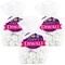 Big Dot of Happiness Happy Diwali - Festival of Lights Party Clear Goodie Favor Bags - Treat Bags With Tags - Set of 12